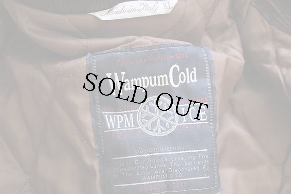 画像4: 90s イタリア製 Wampum Cold フォークロア柄 キルティングライナー フリース ファイヤーマンジャケット XL (4)