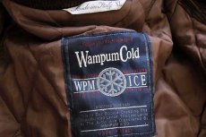 画像4: 90s イタリア製 Wampum Cold フォークロア柄 キルティングライナー フリース ファイヤーマンジャケット XL (4)