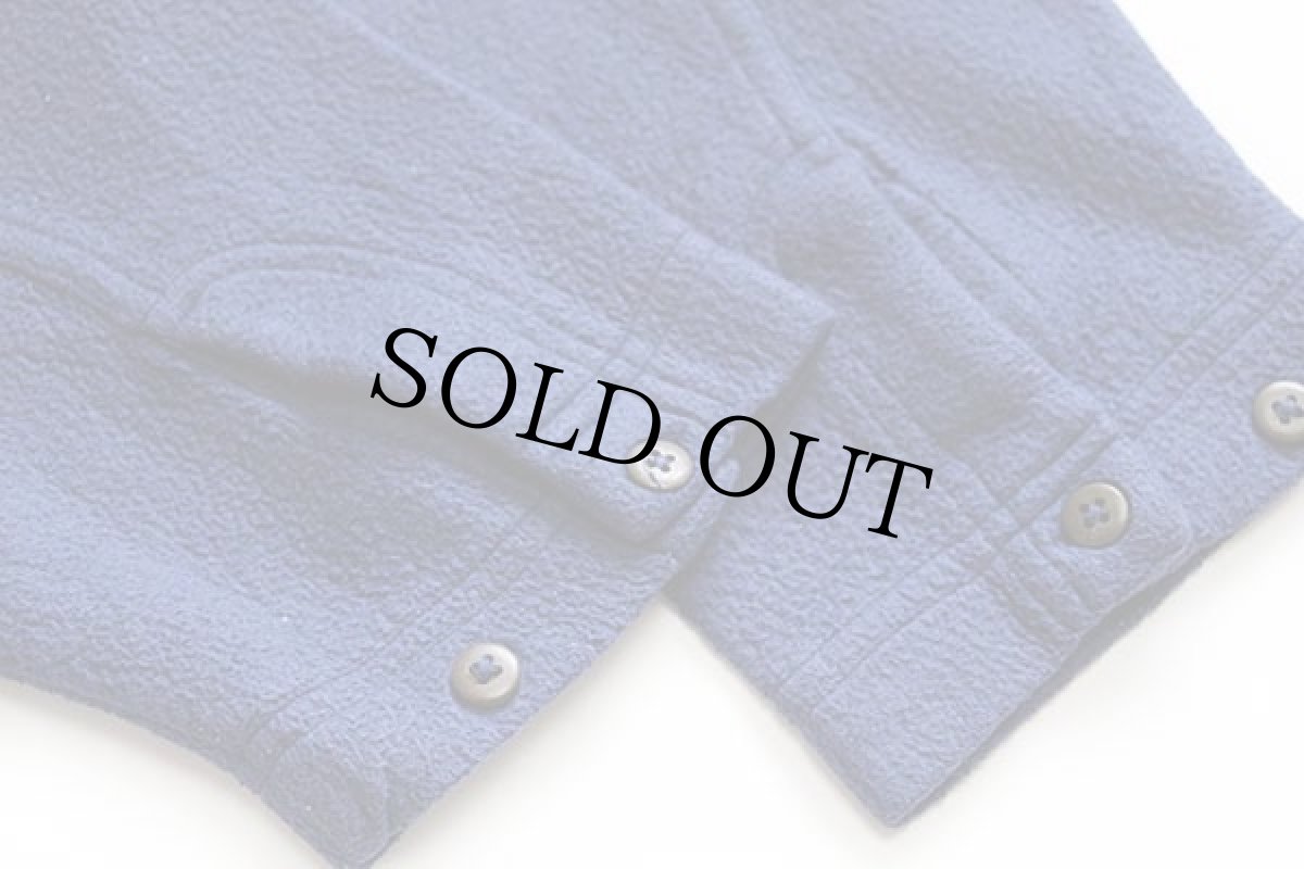 画像6: 90s NIKEナイキ acg ワンポイント プルオーバー フリースシャツジャケット 紺 L (6)