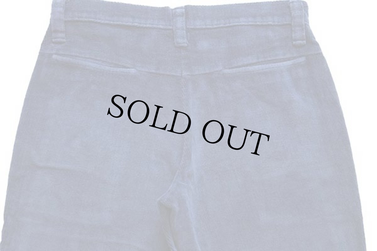 画像5: 70s Levi'sリーバイス フレア ベロアパンツ 紺 w31 (5)