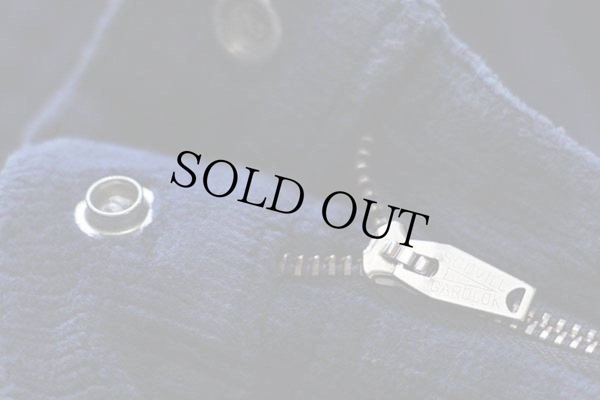 画像7: 70s Levi'sリーバイス フレア ベロアパンツ 紺 w31 (7)