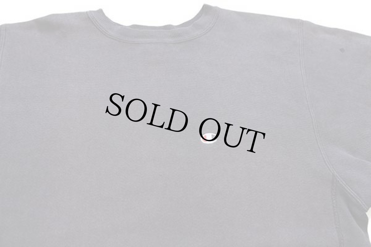 画像3: 90s メキシコ製 Championチャンピオン ワンポイント リバースウィーブ スウェット 黒 フェード L (3)