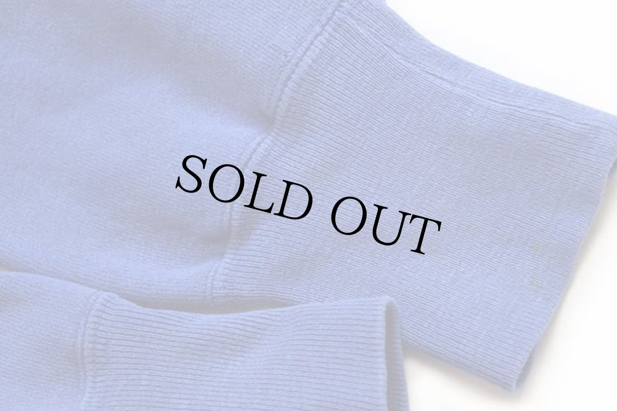 画像5: 90s USA製 Championチャンピオン ワンポイント リバースウィーブ スウェット コバルトブルー L (5)