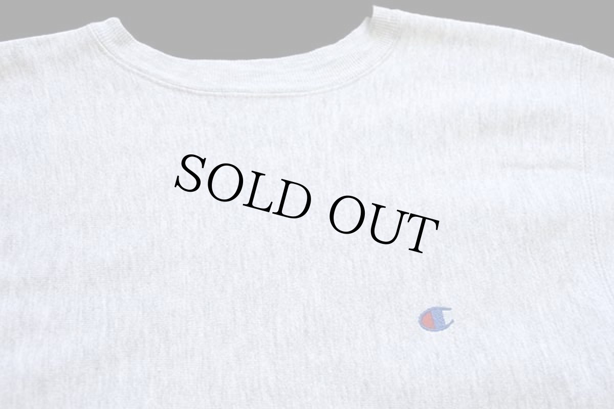 画像3: 90s USA製 Championチャンピオン ワンポイント リバースウィーブ スウェット 杢グレー L (3)