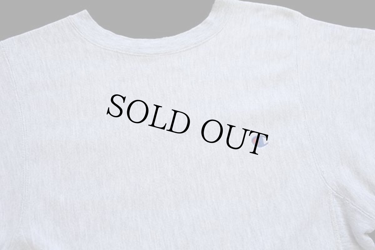 画像3: 80s USA製 Championチャンピオン ワンポイント リバースウィーブ スウェット 杢グレー S (3)