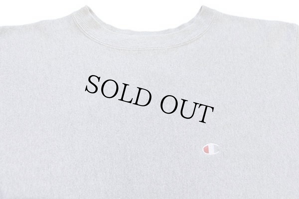 画像3: 90s メキシコ製 Championチャンピオン ワンポイント リバースウィーブ スウェット グレー L (3)