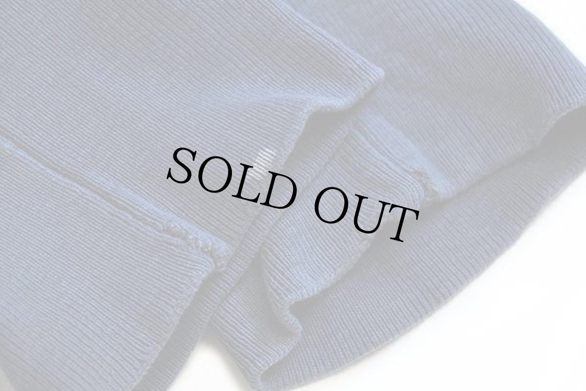 画像5: 80s USA製 Championチャンピオン ワンポイント リバースウィーブ スウェット ボロ 紺 フェード XL (5)