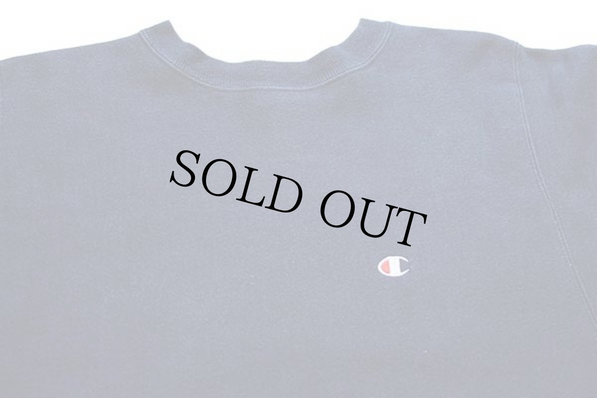 画像3: 90s メキシコ製 Championチャンピオン ワンポイント リバースウィーブ スウェット 濃紺 M (3)