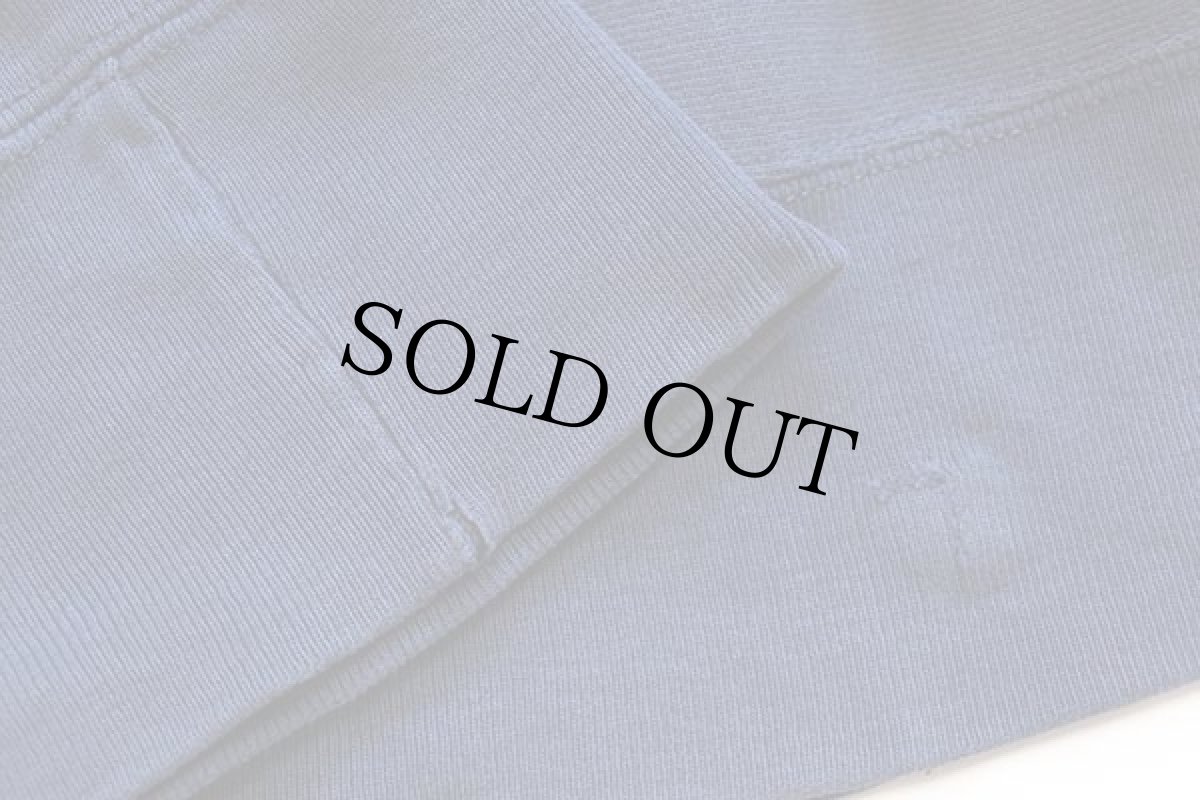 画像7: 80s USA製 Championチャンピオン ワンポイント リバースウィーブ スウェット ボロ 紺 フェード XL (7)