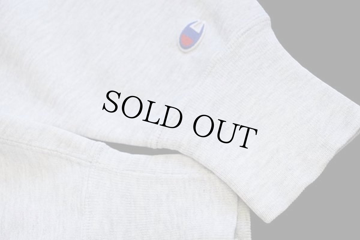 画像5: 90s USA製 Championチャンピオン ワンポイント リバースウィーブ スウェット 杢グレー M (5)