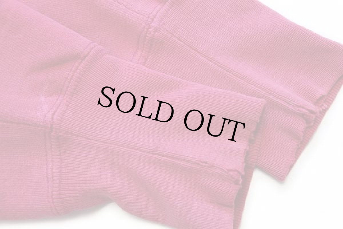 画像6: 90s USA製 Championチャンピオン ワンポイント リバースウィーブ スウェット ボロ ピンク L (6)