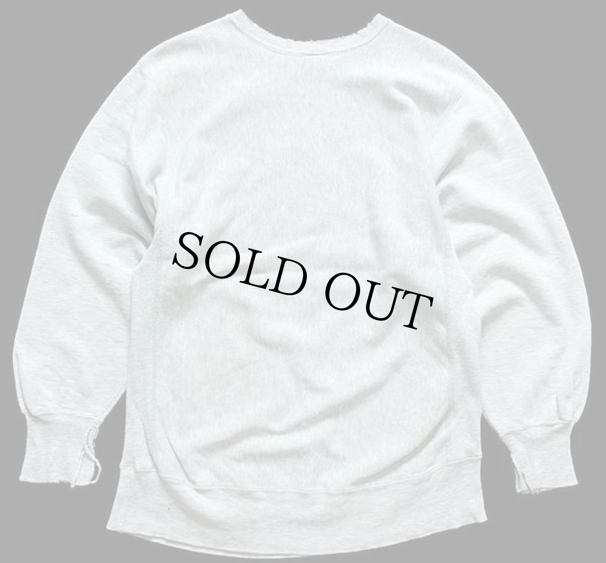 画像2: 80s USA製 Championチャンピオン ワンポイント リバースウィーブ スウェット ボロ チョコミント XL (2)