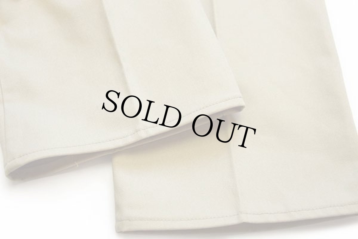 画像8: デッドストック★70s イタリア製 Levi'sリーバイス 696 ツータック ツイルパンツ 薄茶 w34 L36★A ユーロ (8)