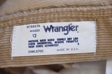 画像6: 80s USA製 Wranglerラングラー コーデュロイパンツ ベージュ 12 (6)