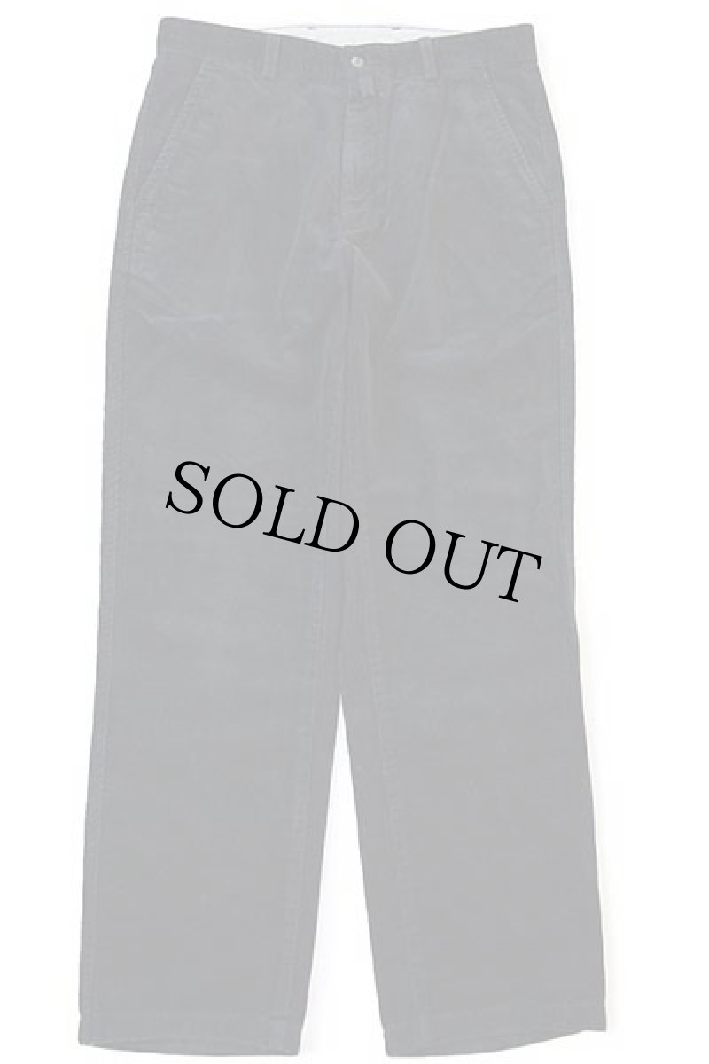 画像2: 90s LACOSTEラコステ コットン コーデュロイパンツ 濃紺 w31 (2)