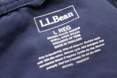 画像4: L.L.Bean ツートン 切り替え ナイロン アノラックパーカー 紺×青紫 L (4)