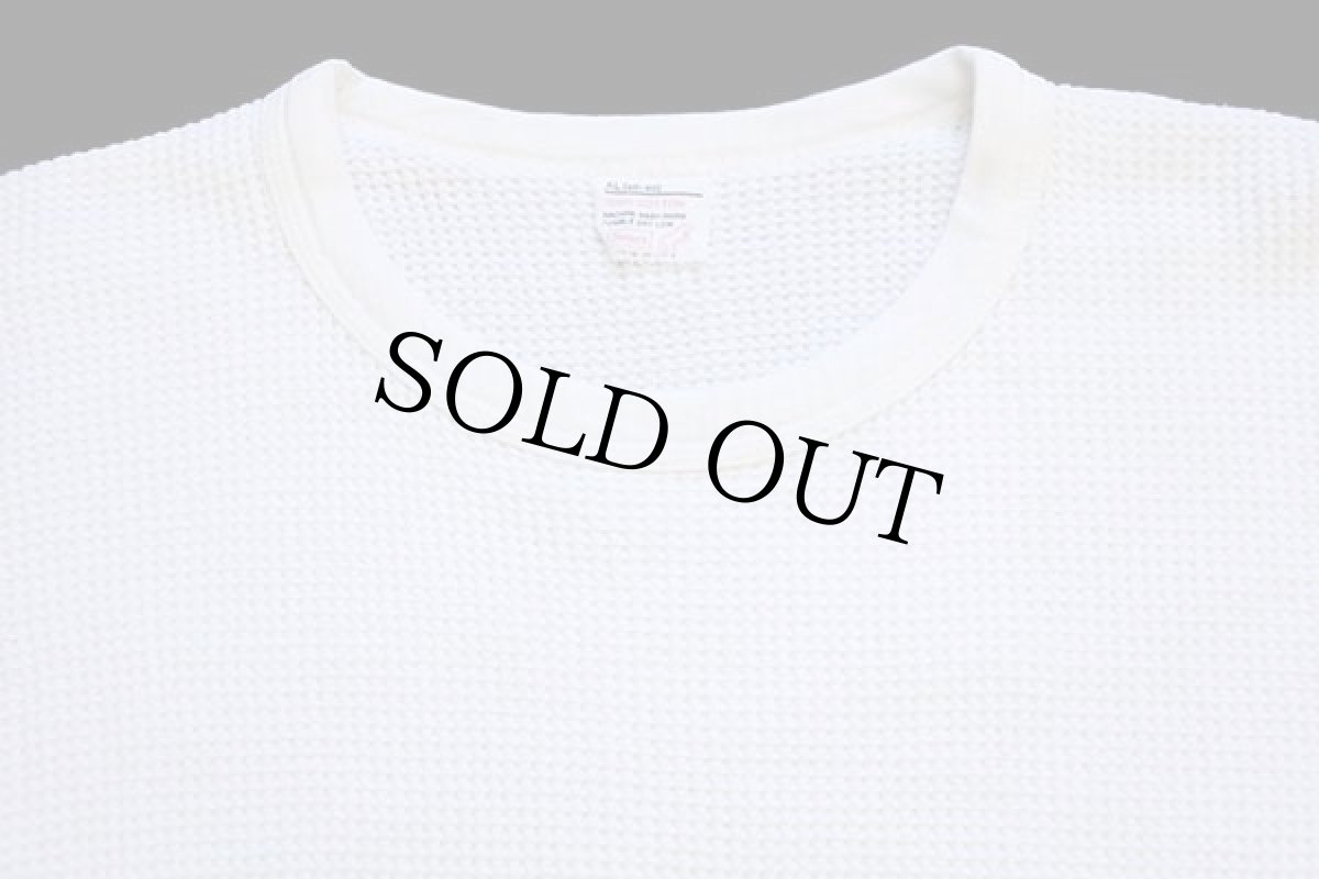 画像3: 70s Sears コットン サーマルシャツ ナチュラル (3)