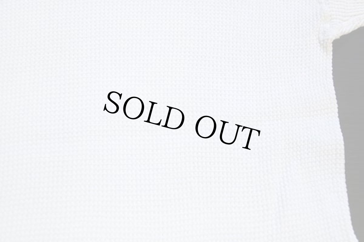 画像6: 70s Sears コットン サーマルシャツ ナチュラル (6)