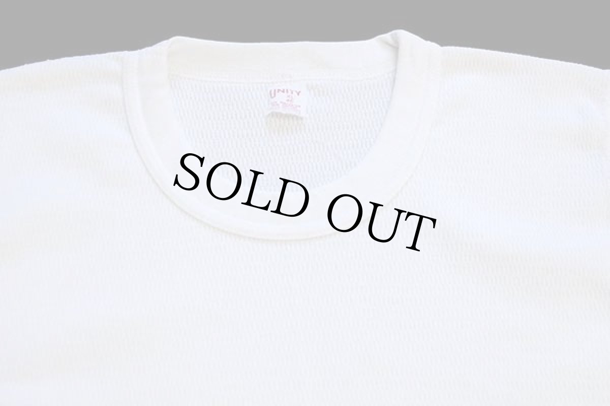 画像3: 80s UNITY サーマルシャツ ナチュラル XL (3)