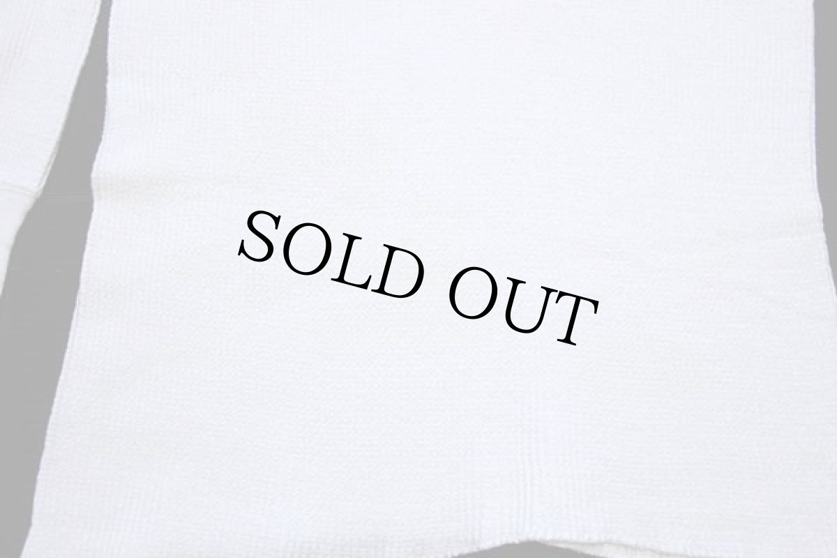 画像5: 70s Sears コットン サーマルシャツ ナチュラル L (5)