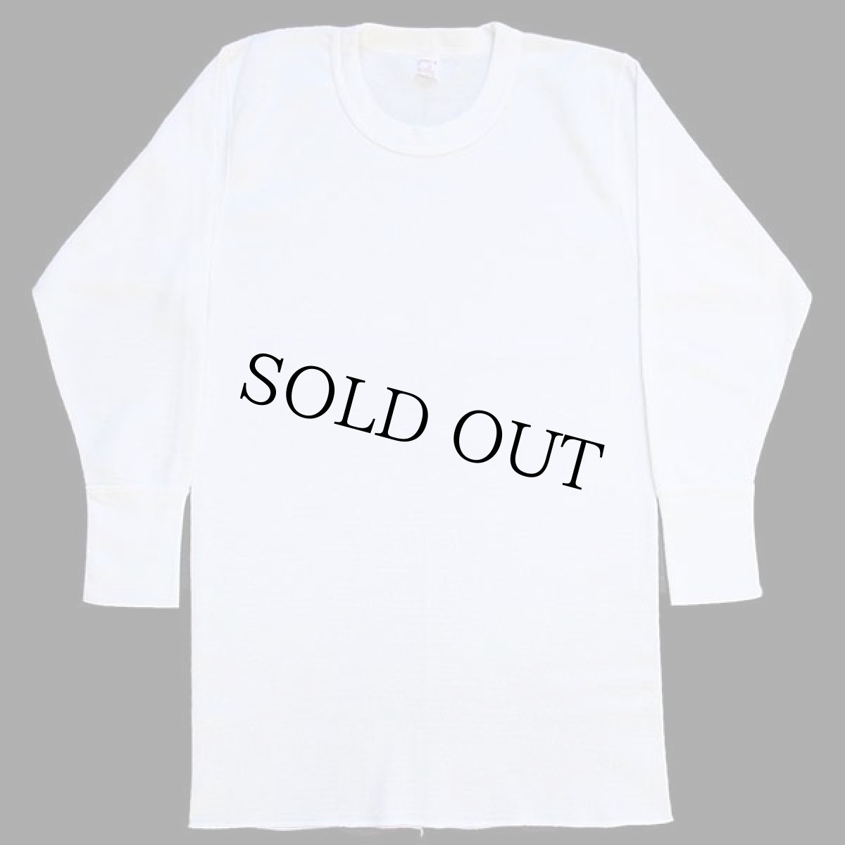 画像2: 80s UNITY サーマルシャツ ナチュラル XL (2)