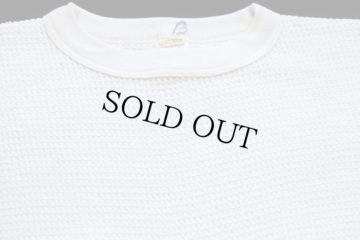 画像3: 80s sportswear サーマルシャツ ナチュラル M (3)