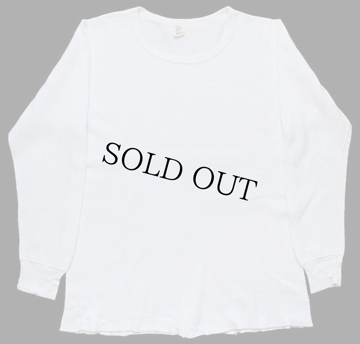 画像2: 90s USA製 JCPenney STJOHN'SBAY コットン サーマルシャツ ナチュラル 2XL-T (2)