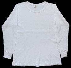 画像2: 90s USA製 JCPenney STJOHN'SBAY コットン サーマルシャツ ナチュラル 2XL-T (2)