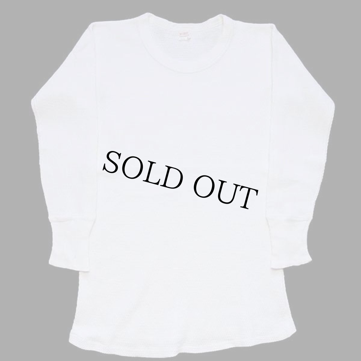 画像2: 70s JCPenney TOWNCRAFT コットン サーマルシャツ ナチュラル L (2)