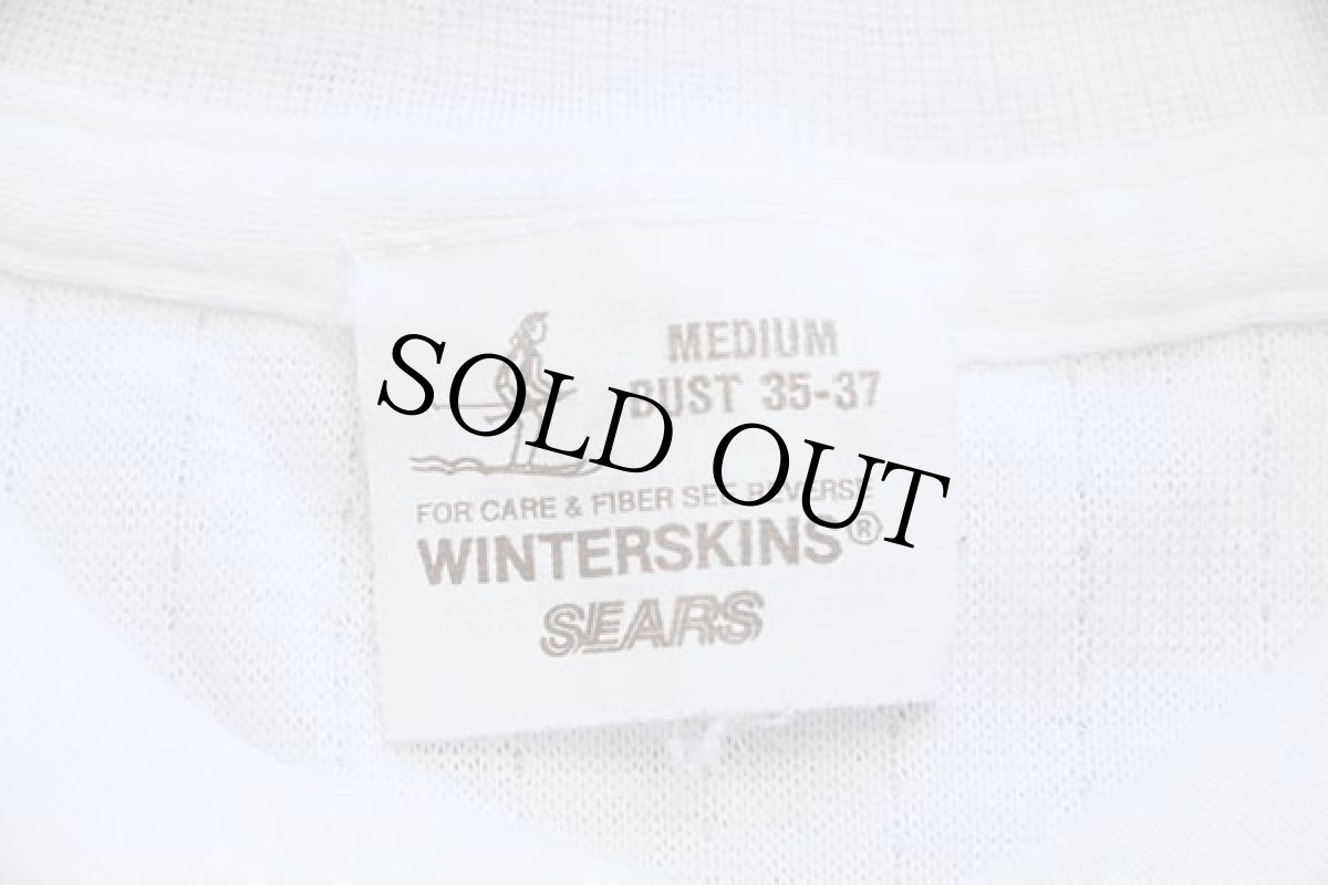 画像4: 80s USA製 SEARS 2レイヤー アンダーシャツ 白 (4)