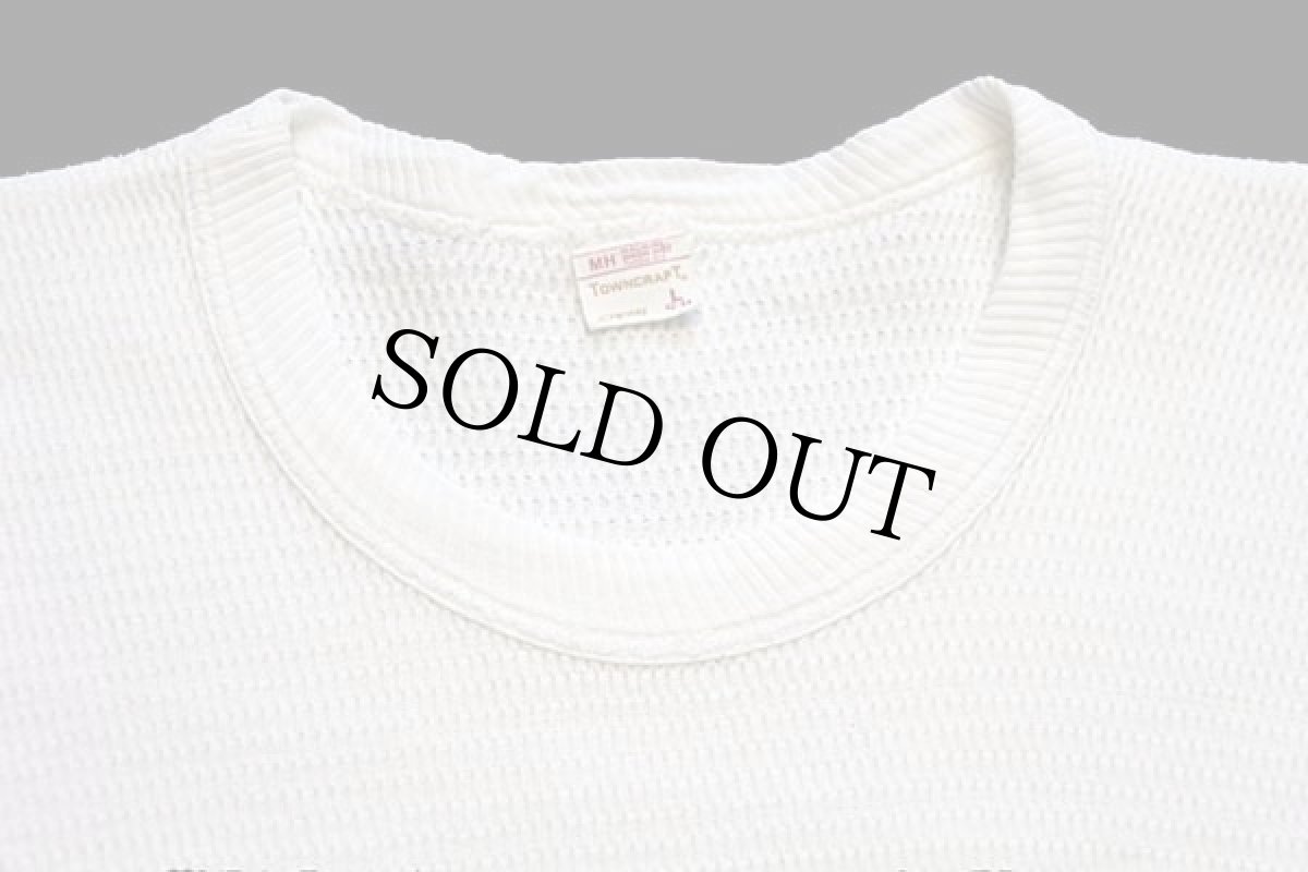 画像3: 70s JCPenney TOWNCRAFT コットン サーマルシャツ ナチュラル L (3)