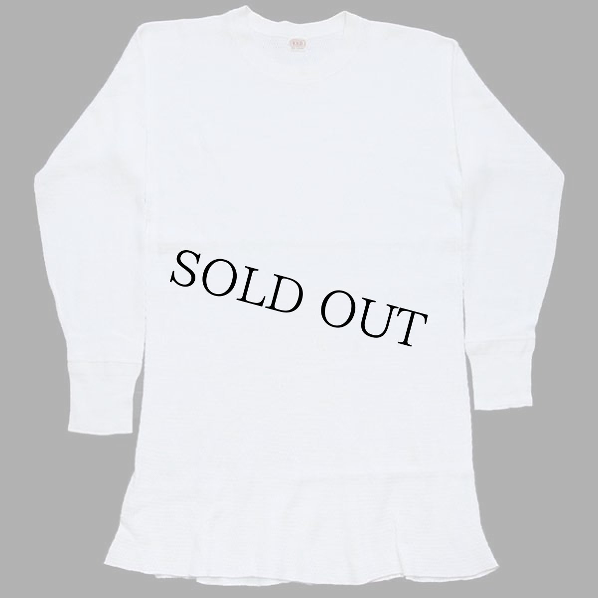 画像2: 60s B.V.D. コットン サーマルシャツ ナチュラル L (2)