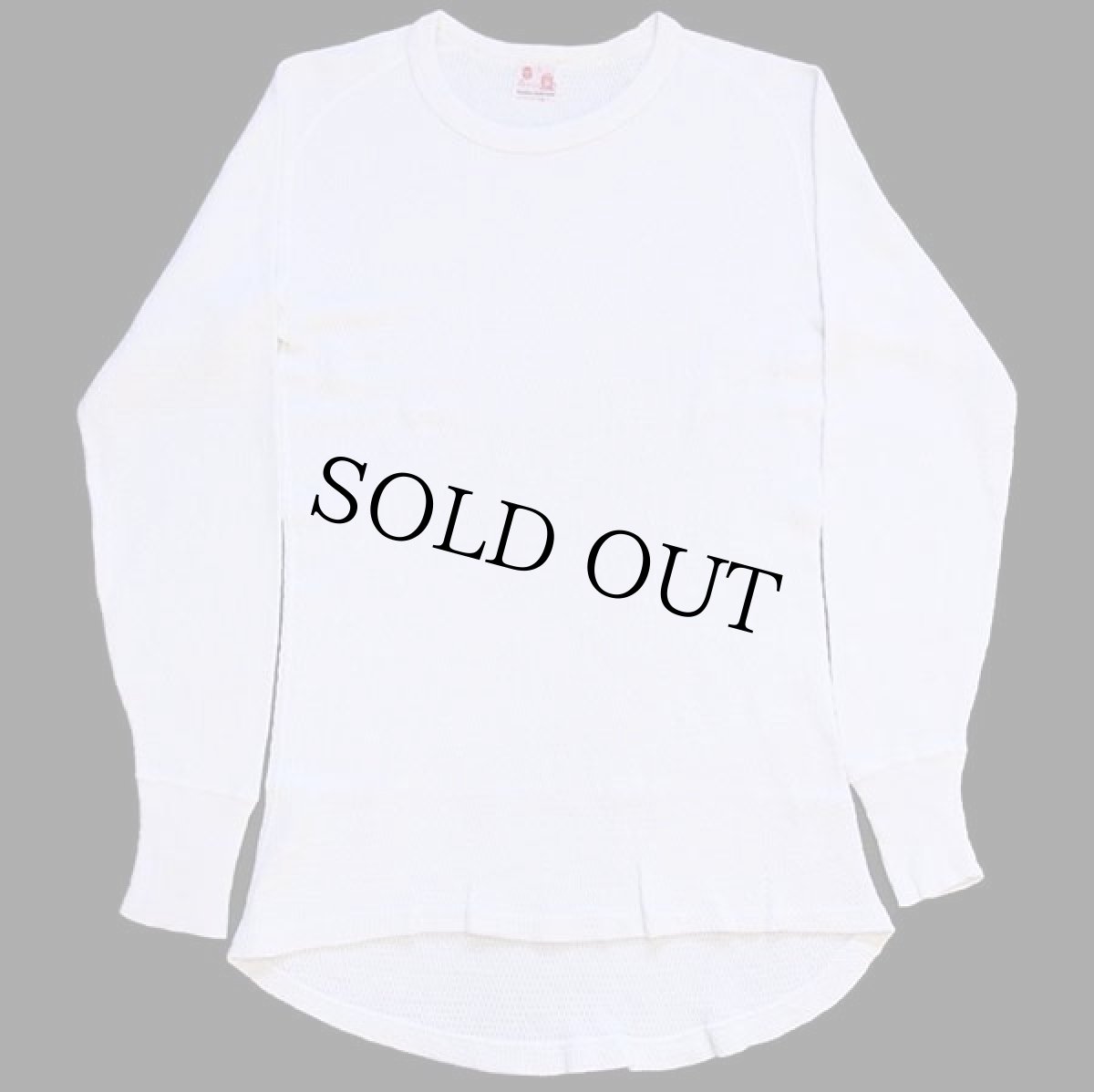 画像2: 60s USA製 Allen A コットン サーマルシャツ ナチュラル L (2)