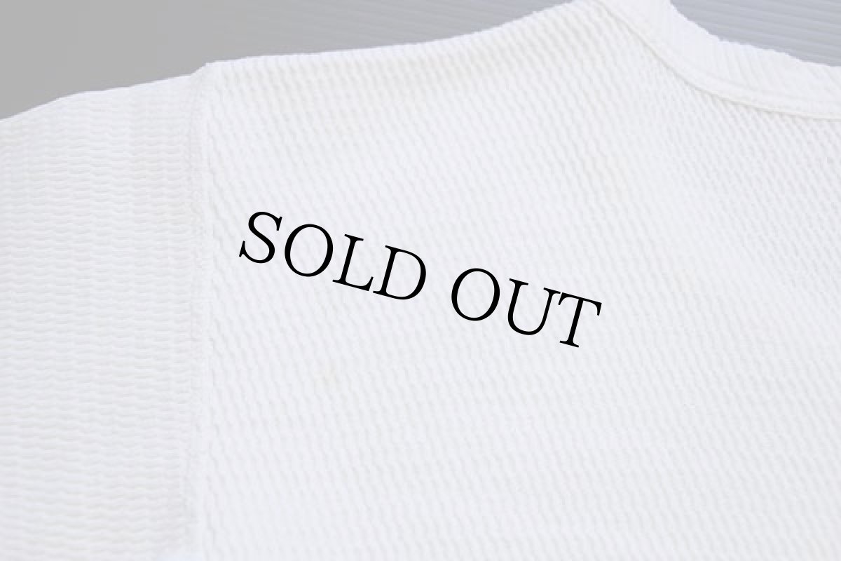 画像6: 70s JCPenney TOWNCRAFT コットン サーマルシャツ ナチュラル L (6)