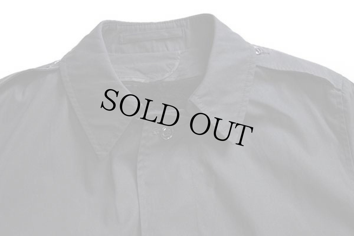 画像3: 00s USA製 米軍 U.S.NAVY ボアライナー付き オールウェザー ステンカラーコート 黒 44R★レインコート (3)