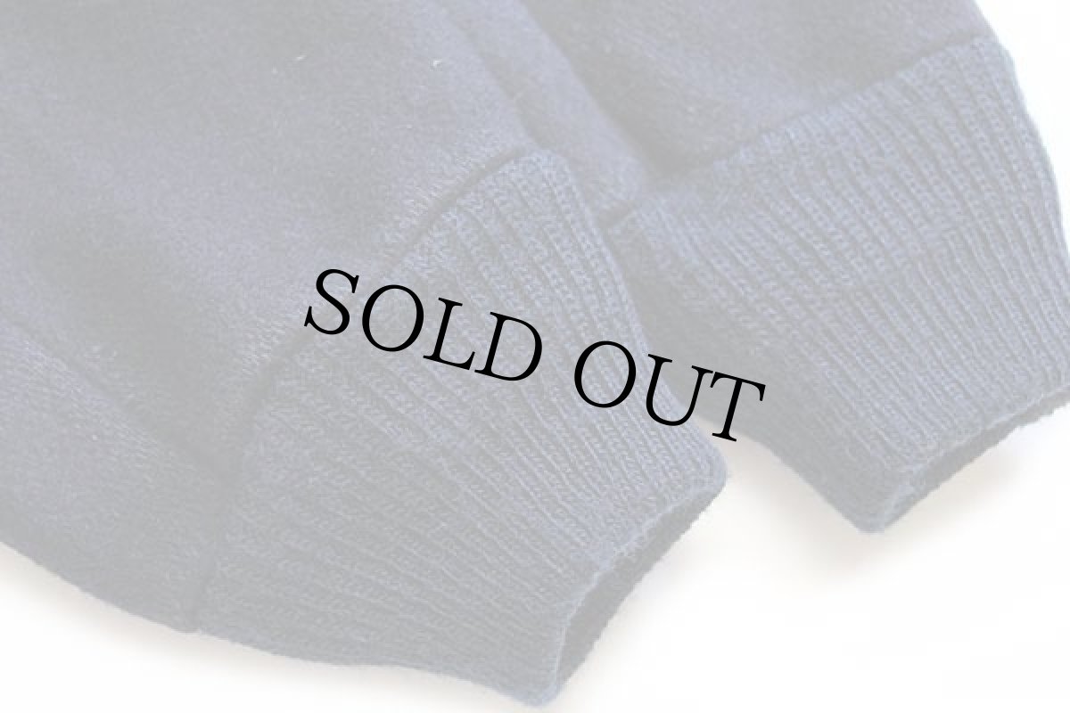 画像6: 60s BARRY メルトン ウール カデットコート 濃紺 M (6)