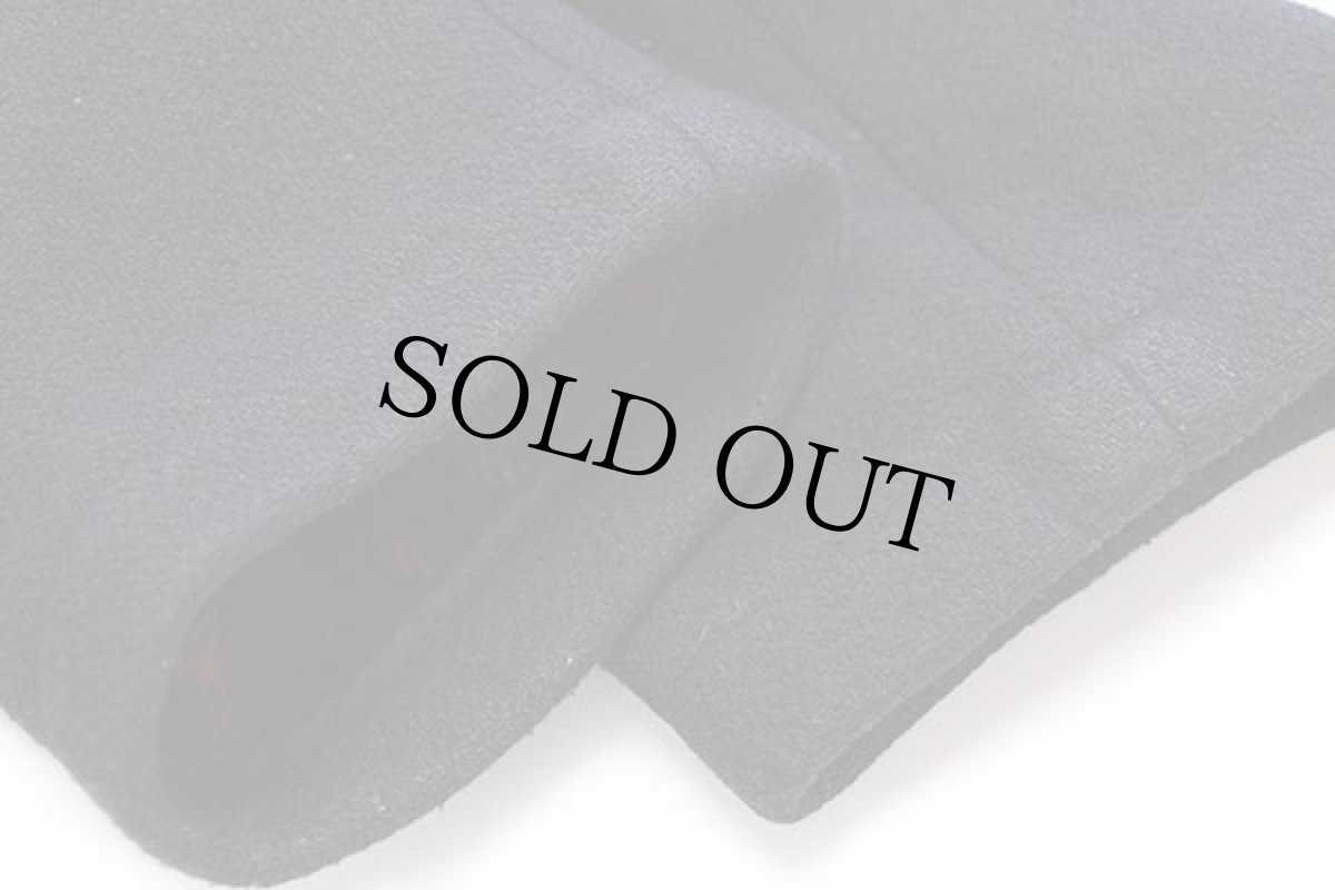 画像8: 90s 英国製 Gloverallグローバーオール タータンチェックライナー メルトン ウール ダッフルコート 黒 38 (8)