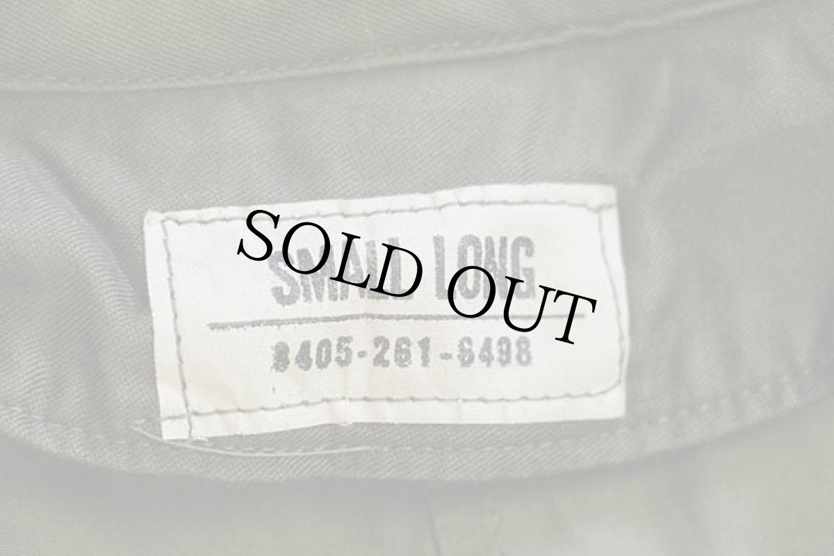 画像5: 50s 米軍 U.S.ARMY パッチ付き コットンサテン オーバーコート オリーブグリーン S-L★トレンチコート (5)