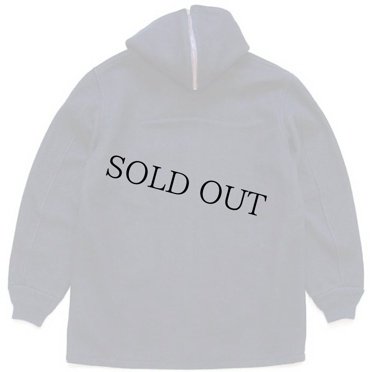 画像2: 60s BARRY メルトン ウール カデットコート 濃紺 M (2)