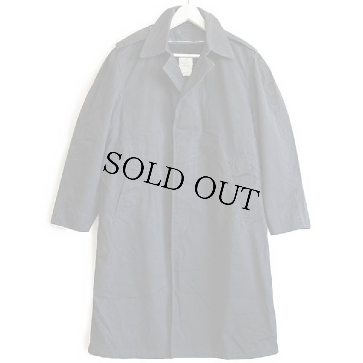 画像2: 80s 米軍 U.S.NAVY ボアライナー付き オールウェザー ステンカラーコート 黒 36XS★レインコート (2)