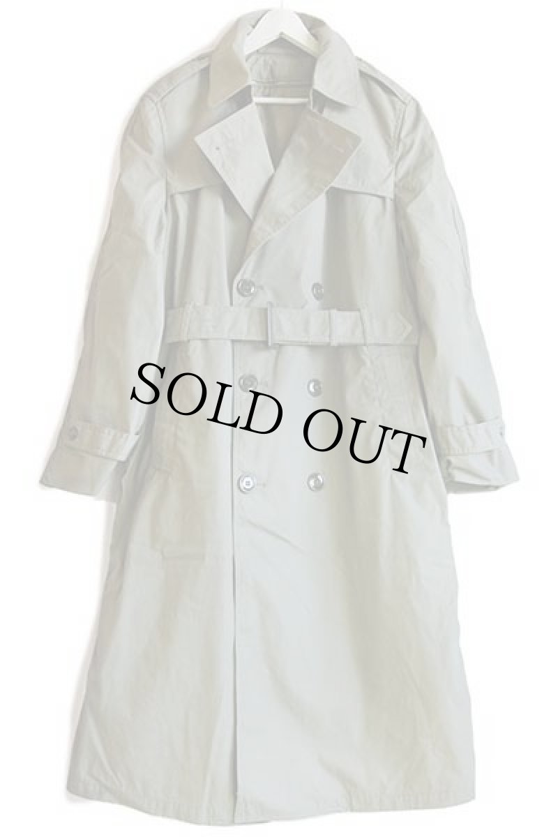 画像2: 10s 米軍 USMC キルティングライナー付き オールウェザー トレンチコート グリーングレー 40L★レインコート (2)