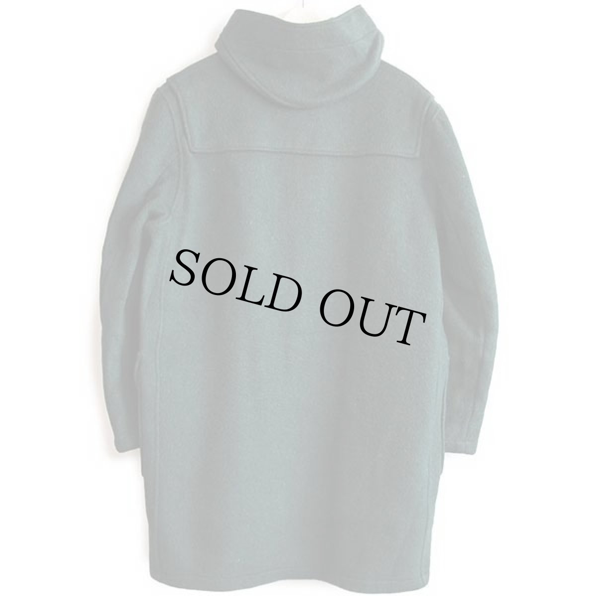 画像2: 80s 英国製 Gloverallグローバーオール タータンチェックライナー メルトン ウール ダッフルコート 緑 (2)