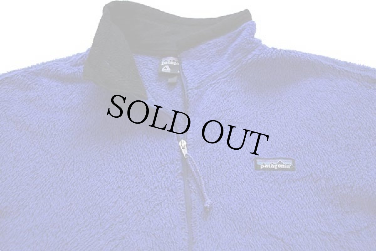 画像3: 00s USA製 patagoniaパタゴニア R2 POLARTEC フリースジャケット 青紫 XL (3)