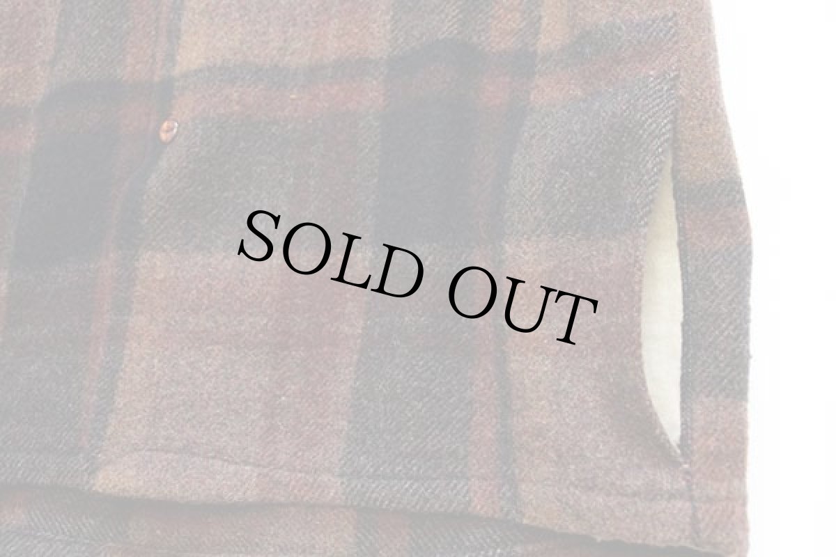 画像6: 60s PURITAN チェック ウールシャツ M (6)