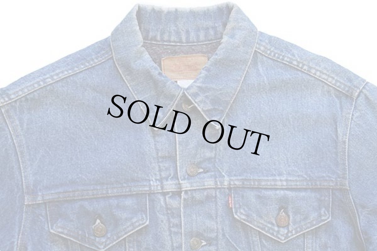 画像3: 70s USA製 Levi'sリーバイス 70505 ブランケットライナー デニムジャケット 46 (3)