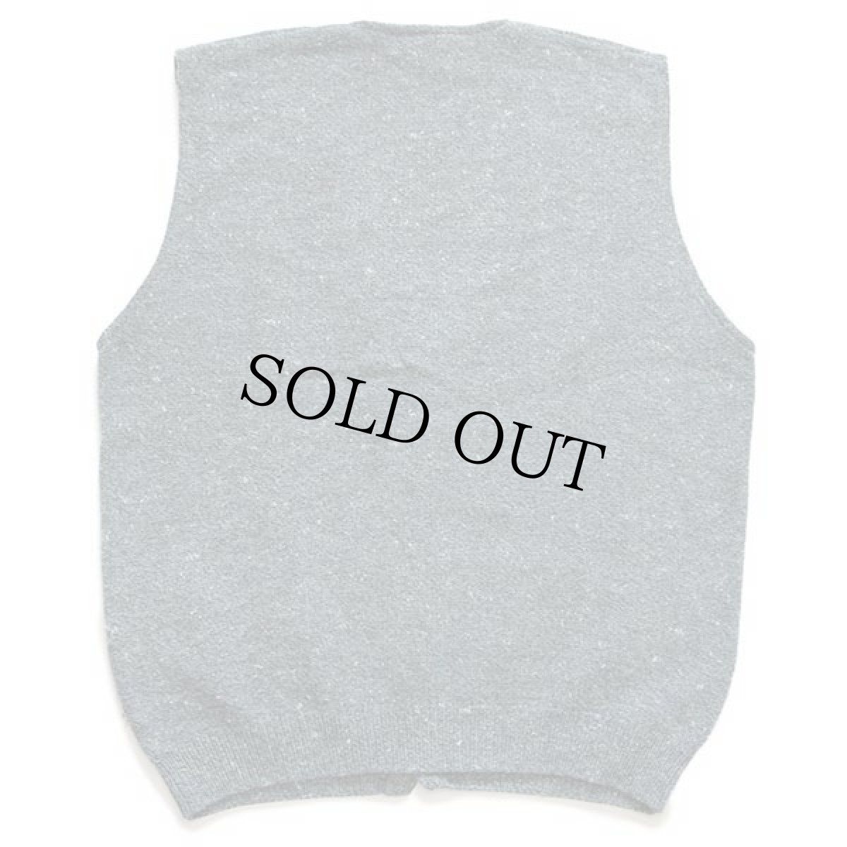 画像2: イタリア製 Rodes フェアアイル柄 アクリル×ウール×アルパカ×シルク ニット ベスト カーディガン XL (2)