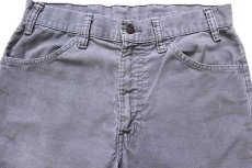 画像4: 80s Levi'sリーバイス 519 コーデュロイパンツ グレー w31 L34 (4)