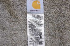 画像4: メキシコ製 carharttカーハート シェルパラインド ダック地 アクティブジャケット パーカー 黒 XL (4)