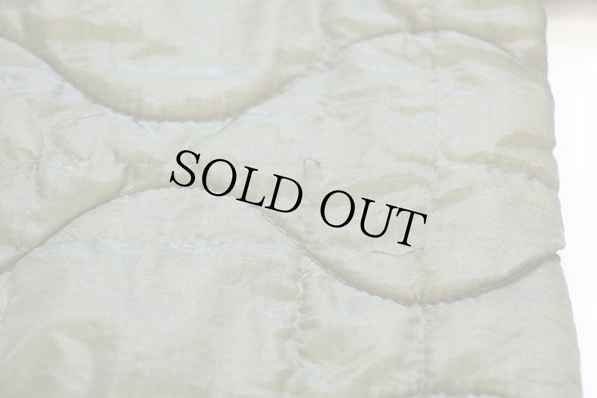 画像7: 70s 米軍 U.S.ARMY M-65 フィールドジャケット ツートン ナイロン キルティングライナー オリーブ M (7)