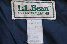 画像4: 80s USA製 L.L.Bean 中綿入り マウンテンパーカー 紺 L (4)